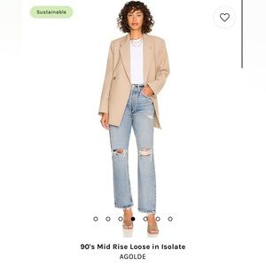 New agolde 90s jeans size 26